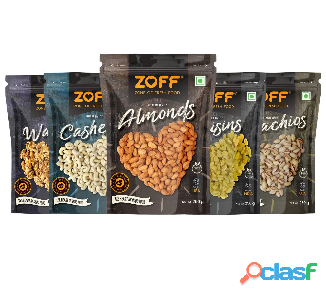 Zoff Foods: Delectable Dry Fruit and Spice Blends