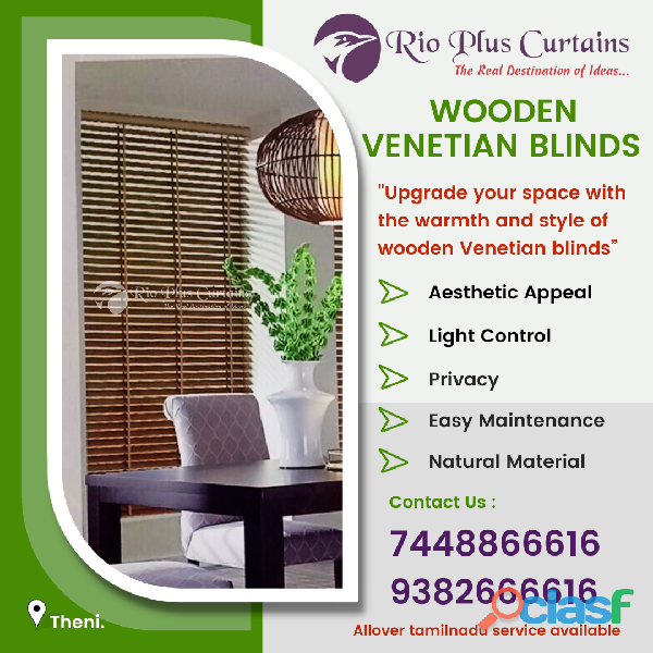 Best wooden venetian blinds available in chennai