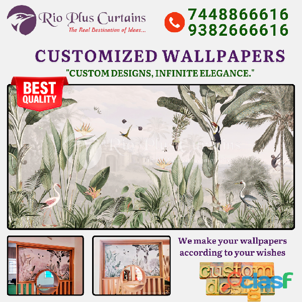Customized wallpapers in P.C.Patti