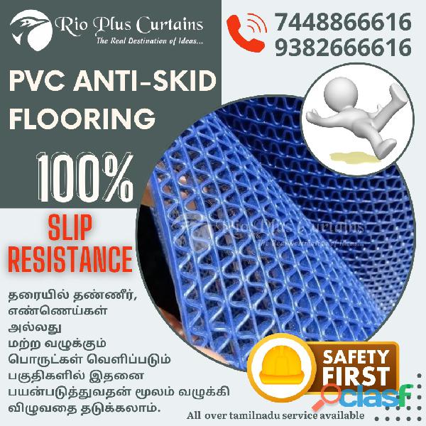 Wet places rubber safety flooring in cumbum