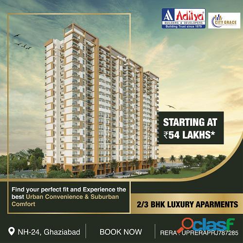 Aditya City Grace 2/3Bhk Luxury Living Apartments In
