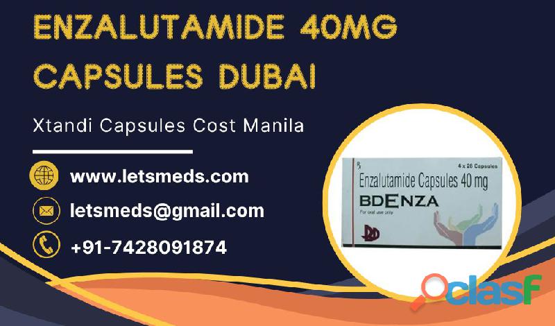 Buy Indian Enzalutamide 40mg Capsules Online Cost