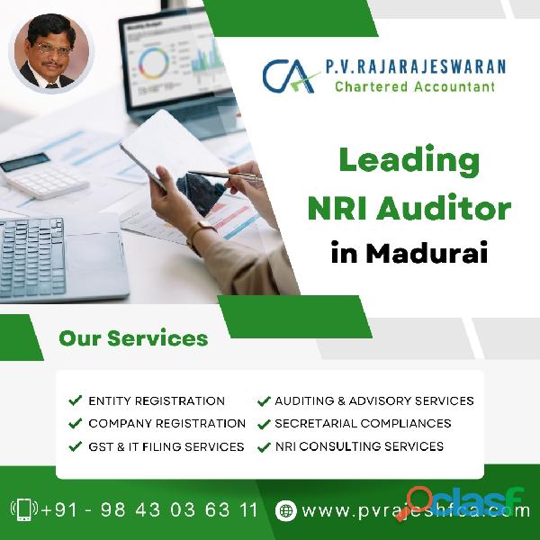 CA Rajarajeswaran PV Leading Chartered Accountant in Madurai