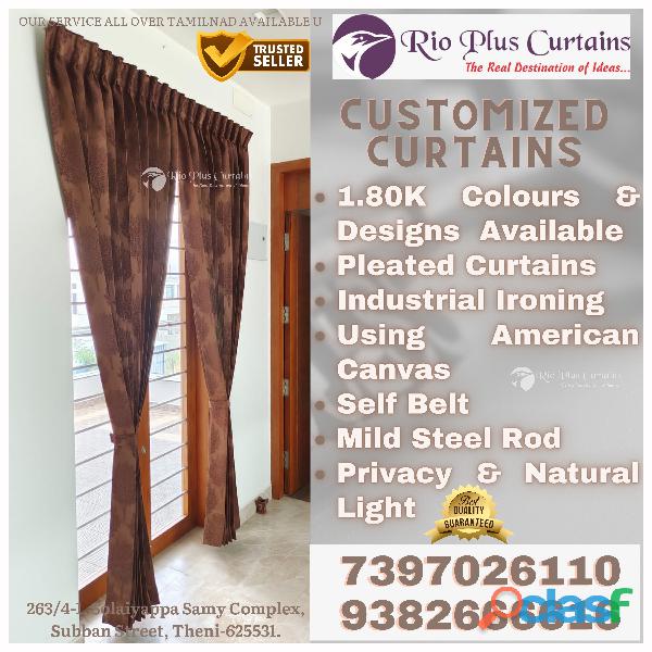 curtains or Screen rod & track shop in thevaram, 7397026110