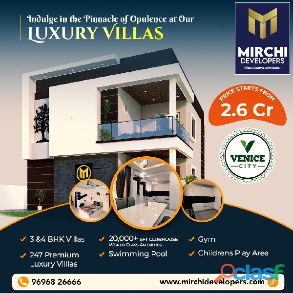 Duplex Villas In Hyderabad | Luxury Villas In Kollur