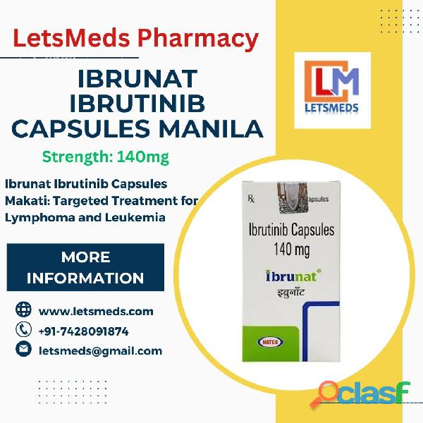 Ibrunat Ibrutinib 140mg Capsules Affordable Price Manila