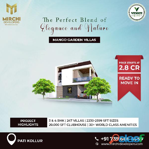 Luxury Villas In Kollur | 3bhk Duplex Villas In Hyderabad,