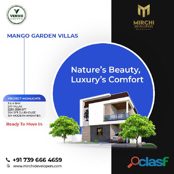 Luxury Villas In Pati Kollur | HYD