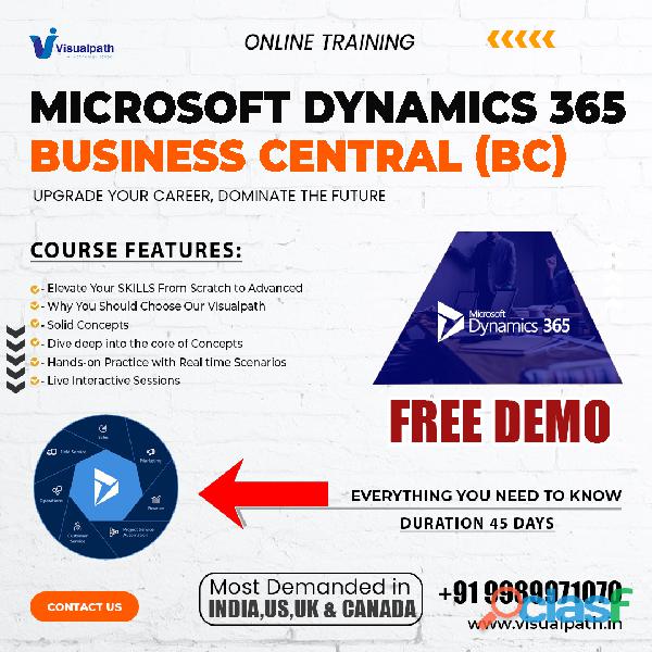 Dynamics 365 Business Central Online Training Ameerpet