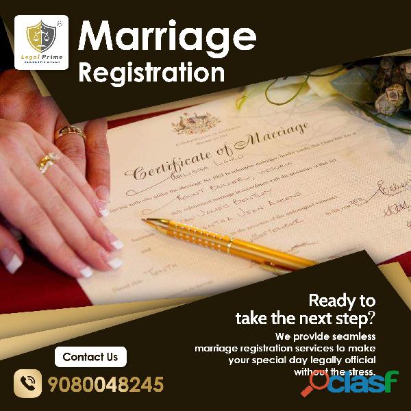 Marriage Registration Services: Easy & Legal Process