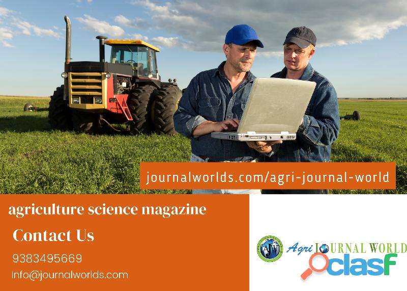 Agriculture Science Magazine