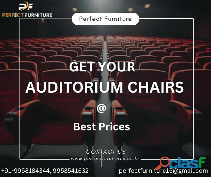 Auditorium Chair Manufacturer in Delhi | Perfect Furniture