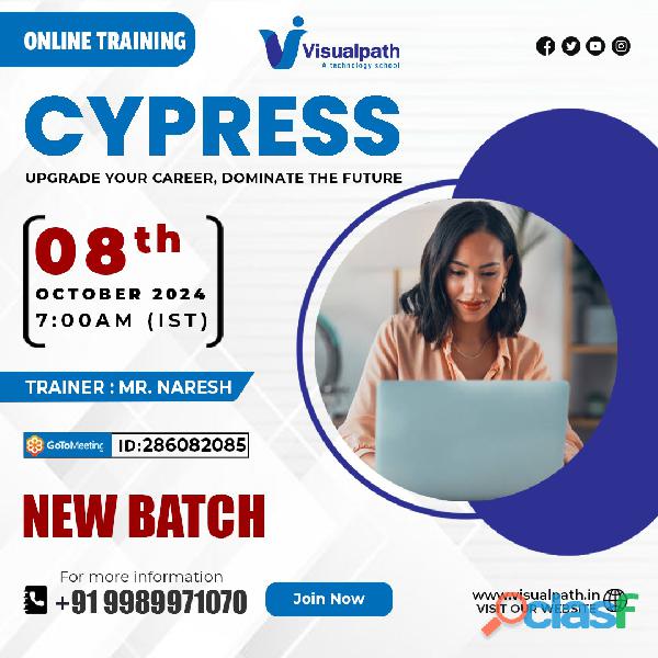 Cypress Automation Training New Batch on 08th