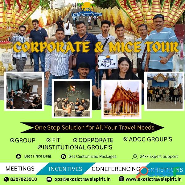 Get Corporate MICE Travel Solutions Exotic Travel Spirit