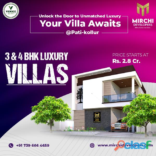 Mango Garden Luxury Villas in Kollur | Hyderabad