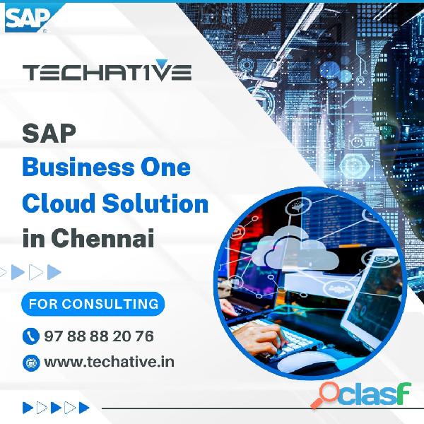 SAP Business One Solutions In Chennai Techative Solutions